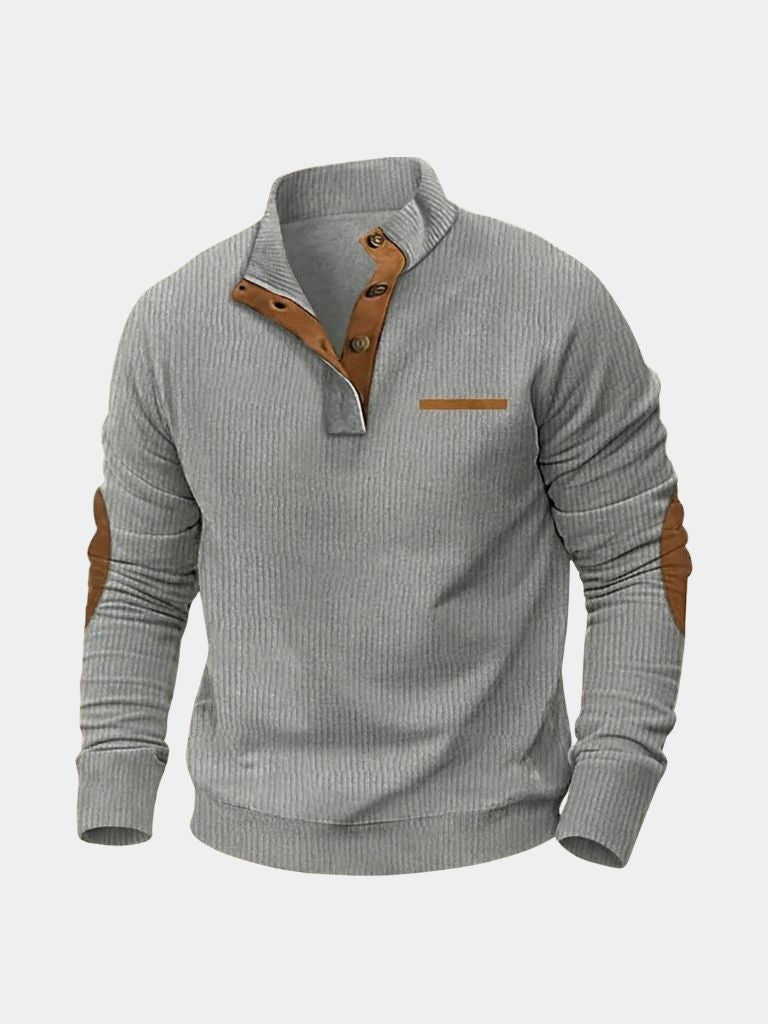 Monaco Casual Henley Pullover