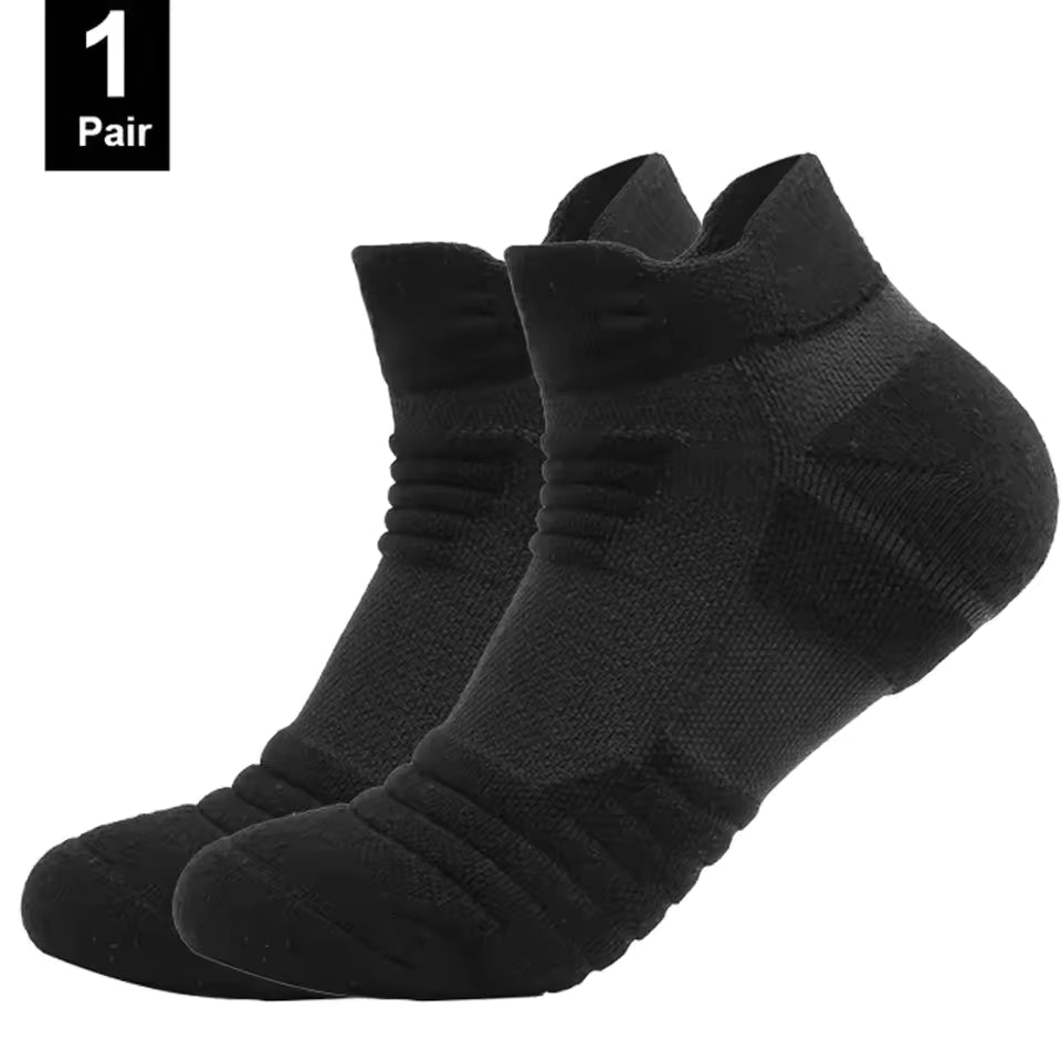 3 Pairs Cushioned Ankle Athletic Socks