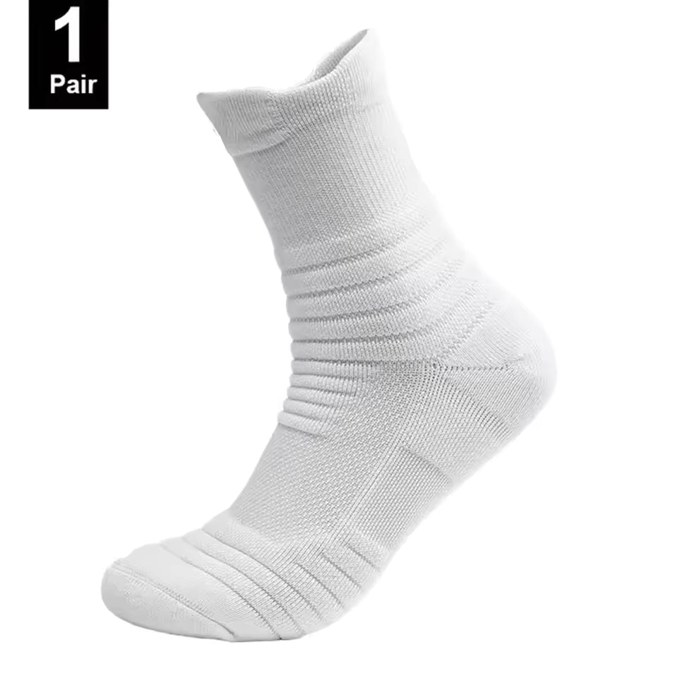 3 Pairs Cushioned Ankle Athletic Socks