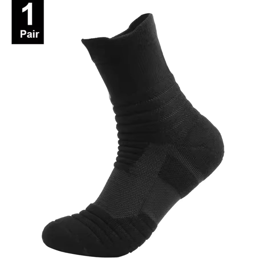 3 Pairs Cushioned Ankle Athletic Socks
