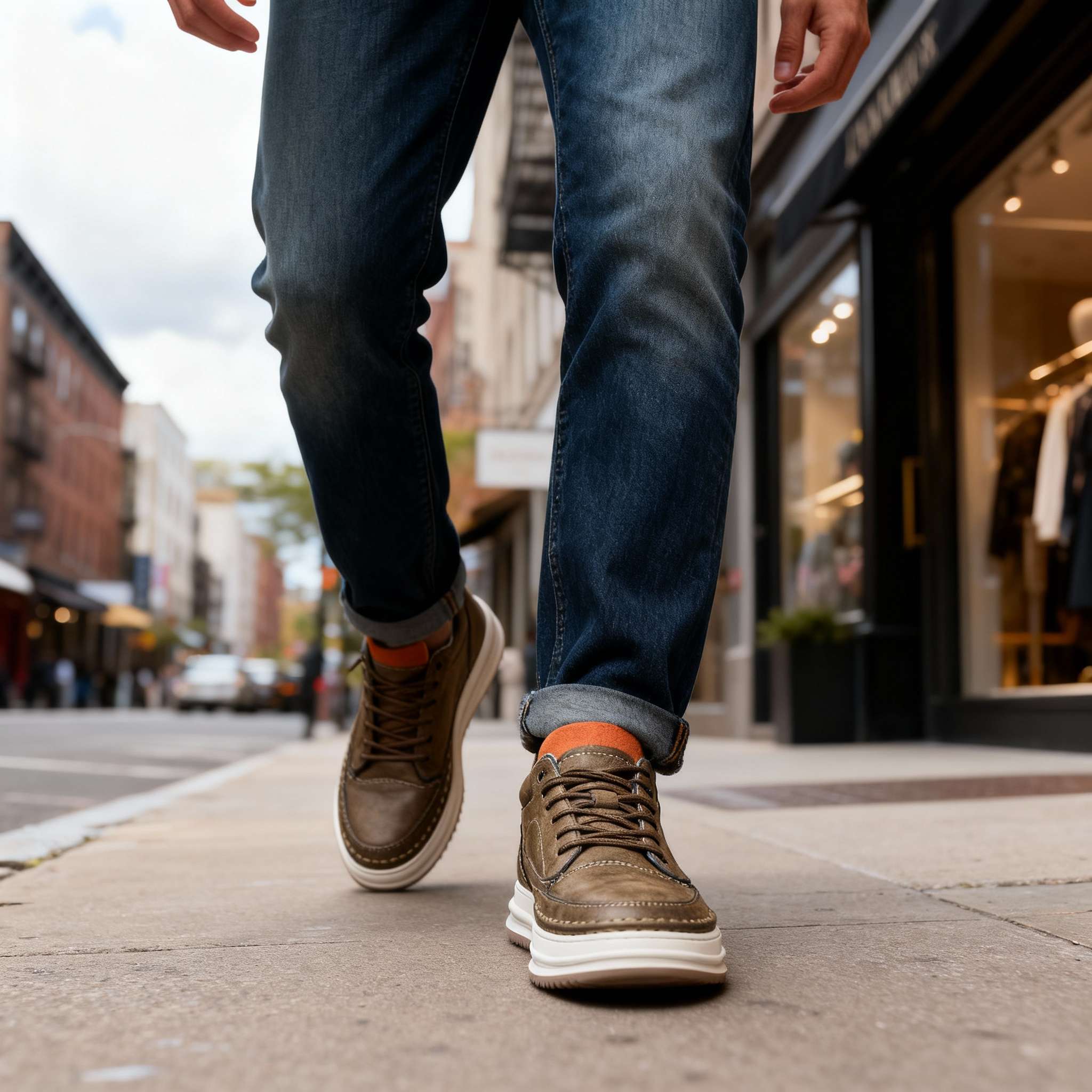Oakfield Leather Sneakers